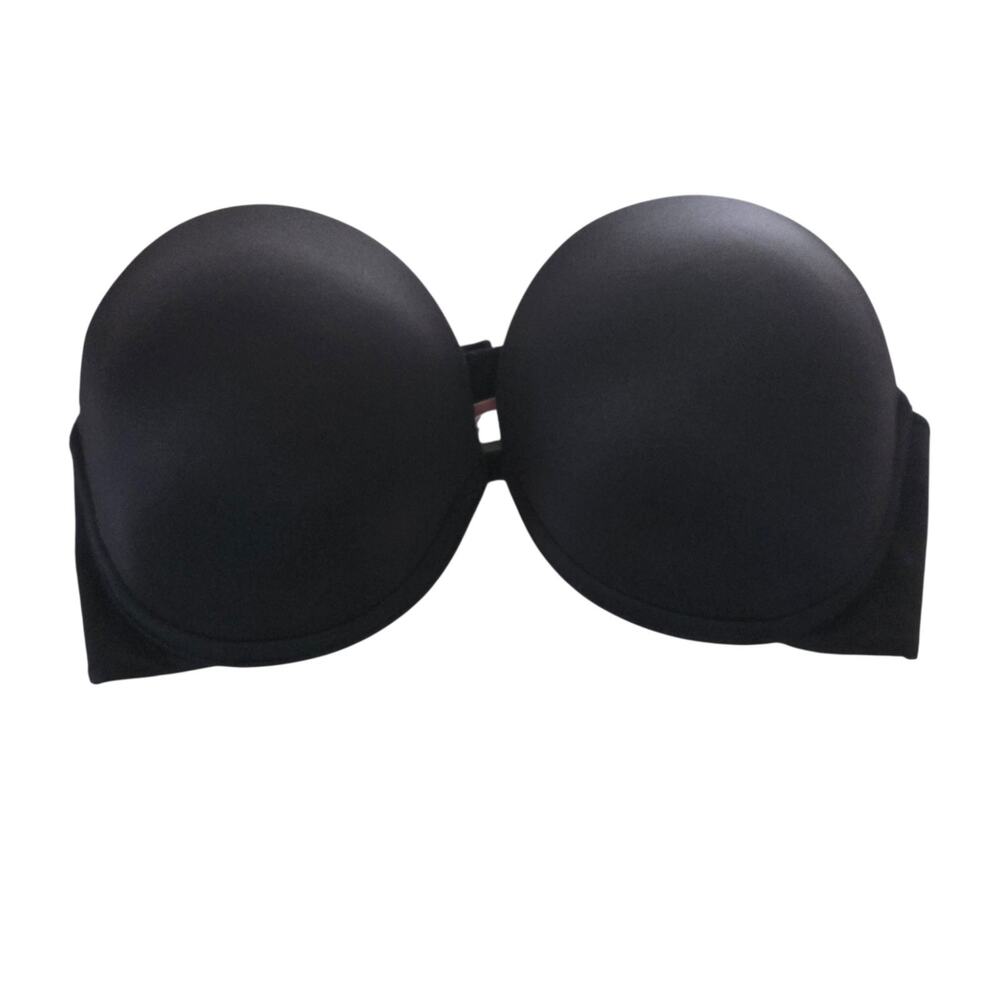 Vintage Victoria's Secret Very Sexy Strapless Black Bra 36C  - no straps
